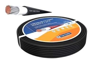 Cable Topsolar PV H1Z272-K 1×6 1500 V -Negro (Venta por metros)